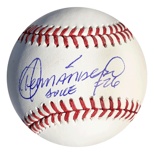 Orlando Hernandez Autographed Official Major League Baseball (JSA) Includes "EL DUKE" Inscription - RSA