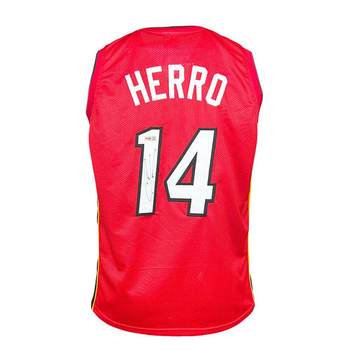 Tyler Herro Signed Miami Red Basketball Jersey (JSA) - RSA