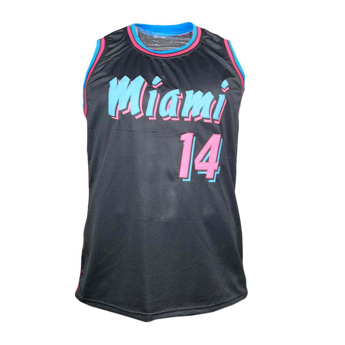 Tyler Herro Signed Miami Black Vice Basketball Jersey (JSA) â RSA