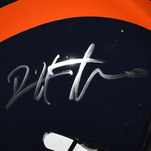 Devin Hester Signed Chicago Bears Full-Size Replica 1936-37 Throwback Football Helmet (JSA) - RSA