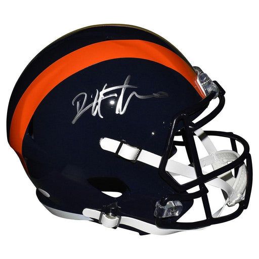 Devin Hester Signed Chicago Bears Full-Size Replica 1936-37 Throwback Football Helmet (JSA) - RSA