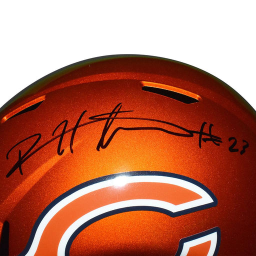 Devin Hester KR/PR GOAT Signed Chicago Bears Tribute Speed Mini Helmet JSA