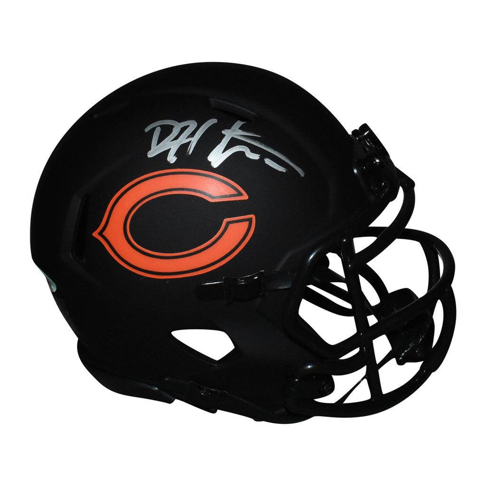 Devin Hester Signed Chicago Bears Eclipse Speed Mini Replica Football Helmet (JSA) - RSA