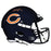 Devin Hester Signed Orange Ink Chicago Bears Speed Full-Size Replica Blue Football Helmet (JSA) - RSA