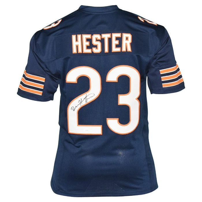 Devin Hester Signed Chicago Blue Football Jersey (JSA) - RSA