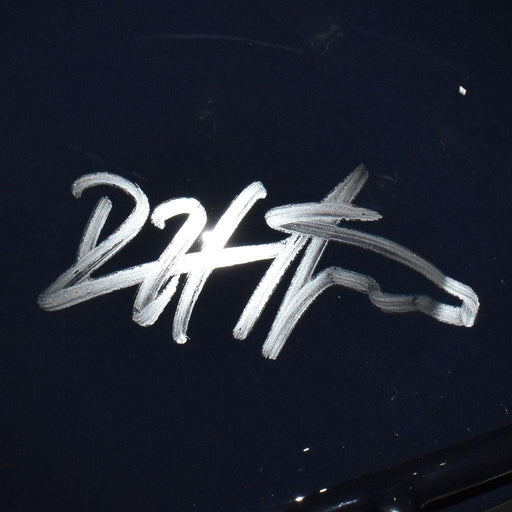 Devin Hester Signed Chicago Bears Speed Full-Size Replica Blue Football Helmet (JSA) - RSA