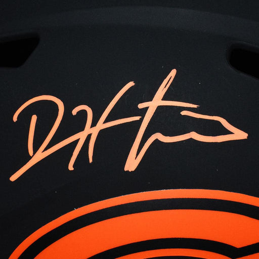 Devin Hester Signed Chicago Bears Eclipse Speed Full-Size Replica Football Helmet (JSA) - RSA