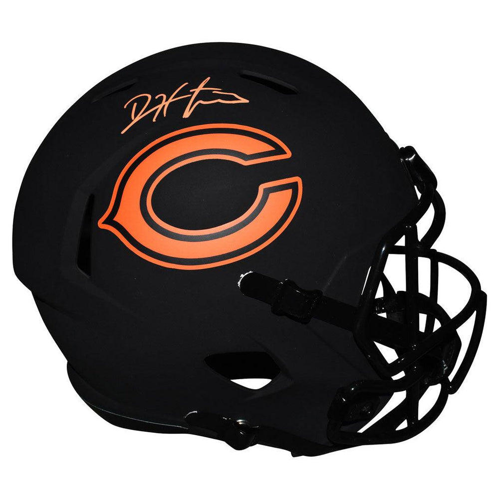 Devin Hester Signed Chicago Bears Eclipse Speed Full-Size Replica Football  Helmet (JSA)