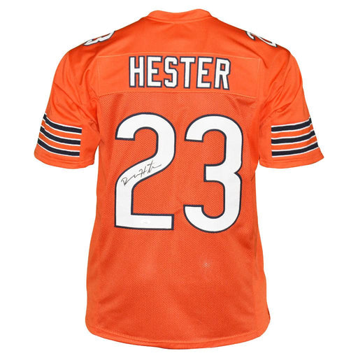 Devin Hester Signed Chicago Orange Football Jersey (JSA) - RSA