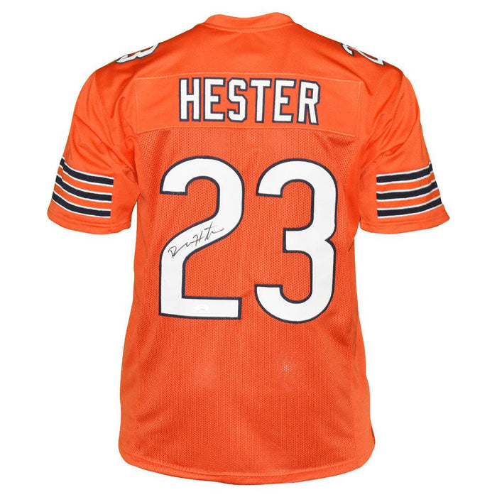 Devin Hester Signed Chicago Orange Football Jersey (JSA) - RSA