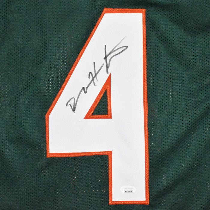 Devin Hester Signed Miami College Green Football Jersey (JSA) — RSA