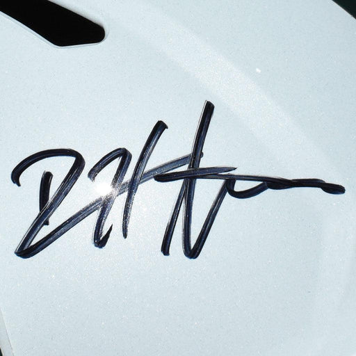 Devin Hester Signed Miami Hurricanes Speed Full-Size Replica White Football Helmet (JSA) - RSA