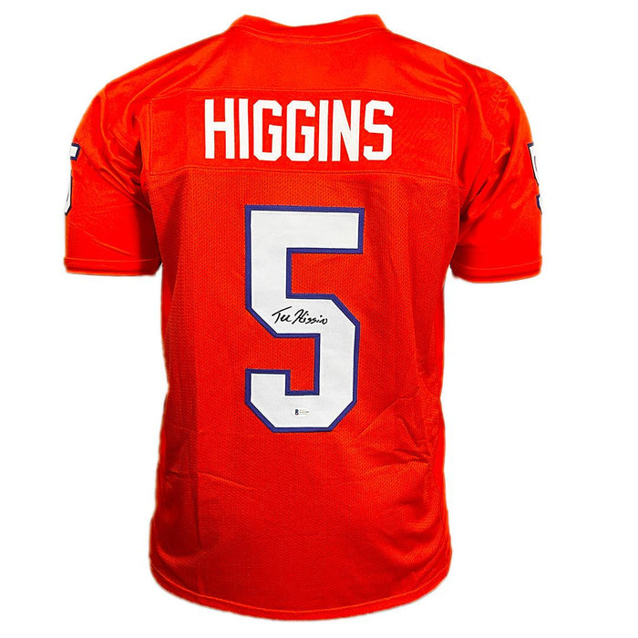 Tee Higgins Signed Clemson College Orange Football Jersey (Beckett) - RSA