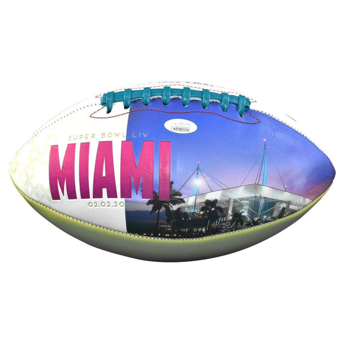 Tyreek Hill Signed Kansas City Chiefs Super Bowl LIV Champions Football (JSA) - RSA