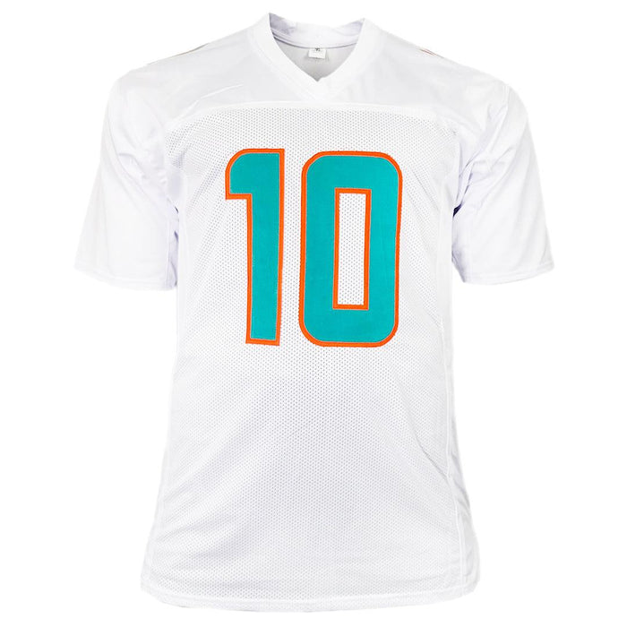Tyreek Hill Signed Miami White Football Jersey (Beckett) - RSA