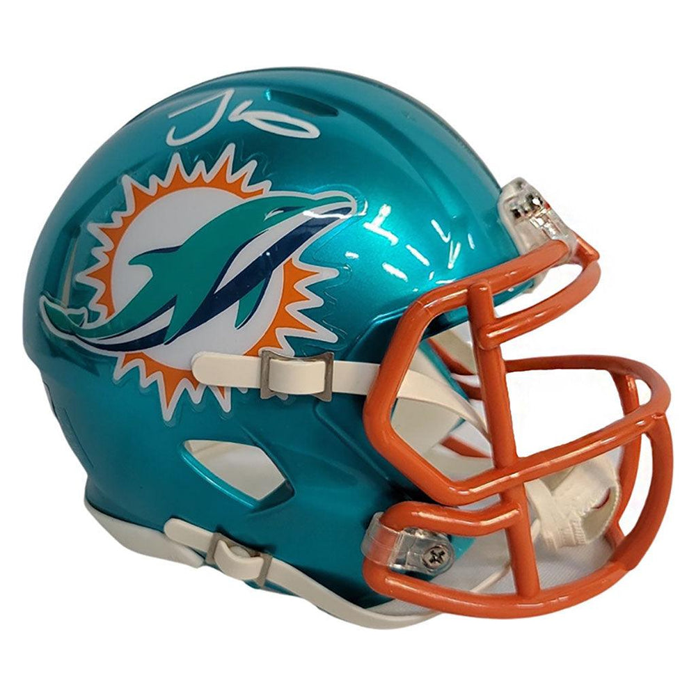 Tyreek Hill Signed Miami Dolphins Flash Speed Mini Football Helmet (Beckett) - RSA