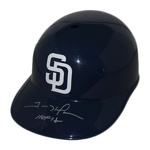 Trevor Hoffman San Diego Padres Full Size Souvenir Baseball Batting Helmet (JSA) HOF 18 Inscription Included - RSA