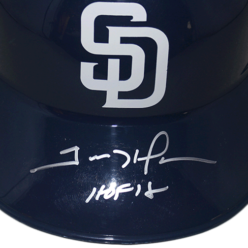 Trevor Hoffman San Diego Padres Full Size Souvenir Baseball Batting Helmet (JSA) HOF 18 Inscription Included - RSA
