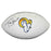 Torry Holt Signed Los Angeles Rams Official NFL Team Logo Football (Beckett) - RSA