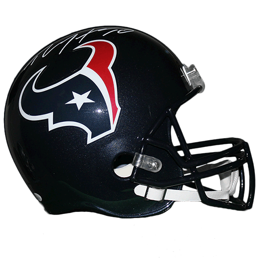 DeAndre Hopkins Autographed Houston Texans Full Size Football Helmet (JSA) - RSA
