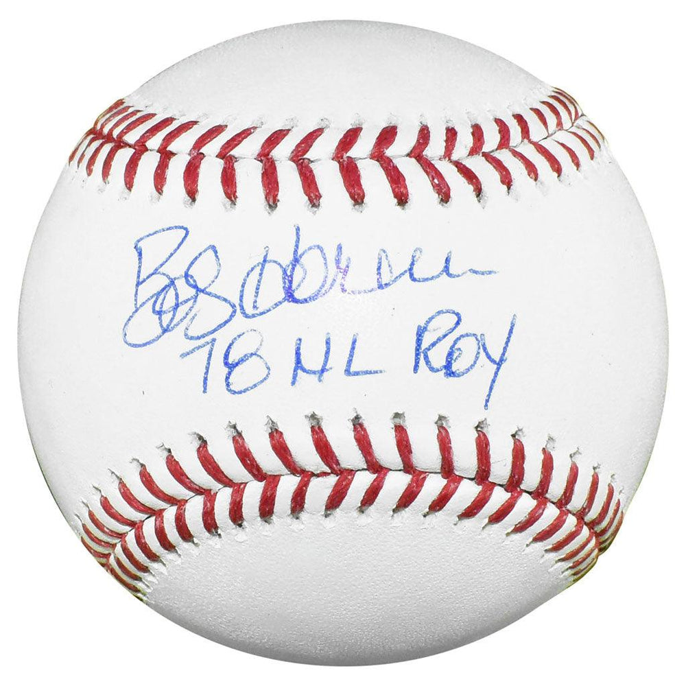 Bob Horner Signed 78 NL ROY Inscription Rawlings Official Major League Baseball (JSA) - RSA