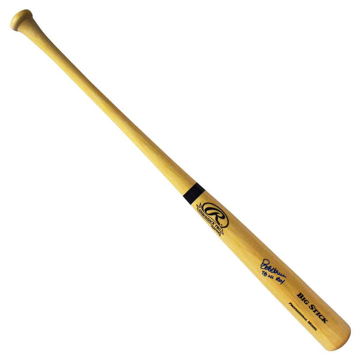 Bob Horner Signed 78 NL ROY Inscription Rawlings Blonde Baseball Bat (JSA) - RSA