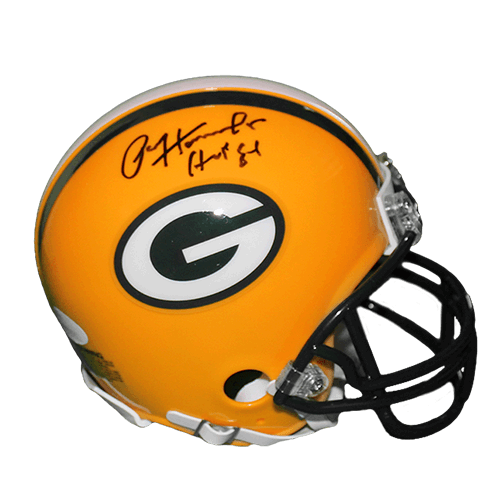 Paul Hornung Autographed Green Bay Packers Mini Helmet W/HOF Insc (JSA) - RSA