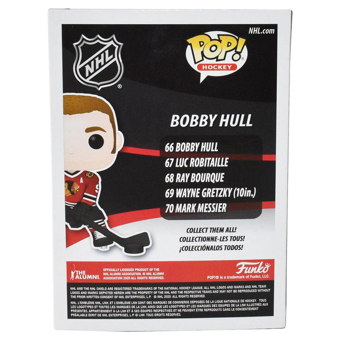Bobby Hull Signed Chicago Blackhawks NHL Funko POP Vinyl Figure (Beckett) - RSA