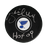 Brett Hull Autographed HOF '09 St. Louis Blues Silver Signature Hockey Puck (RSA) - RSA