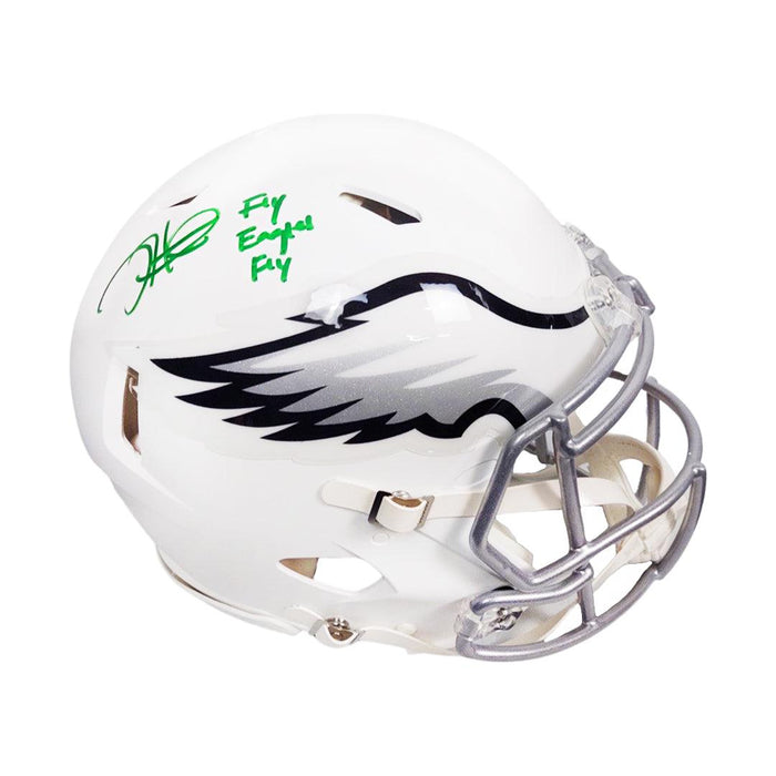 Jalen Hurts Signed Fly Eagles Fly Inscription Philadelphia Eagles Flat — RSA