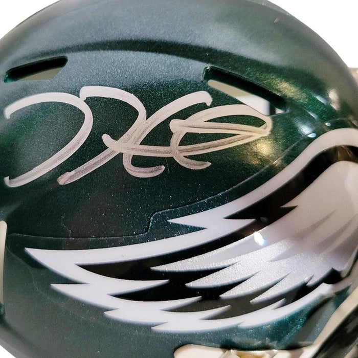 Jalen Hurts Signed Philadelphia Eagles Speed Mini Replica Football Helmet (JSA) - RSA