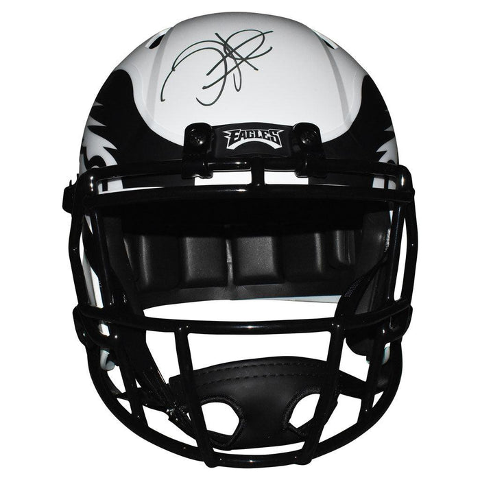 Jalen Hurts Signed Philadelphia Eagles Lunar Eclipse Speed Full-Size Replica Football Helmet (JSA) - RSA