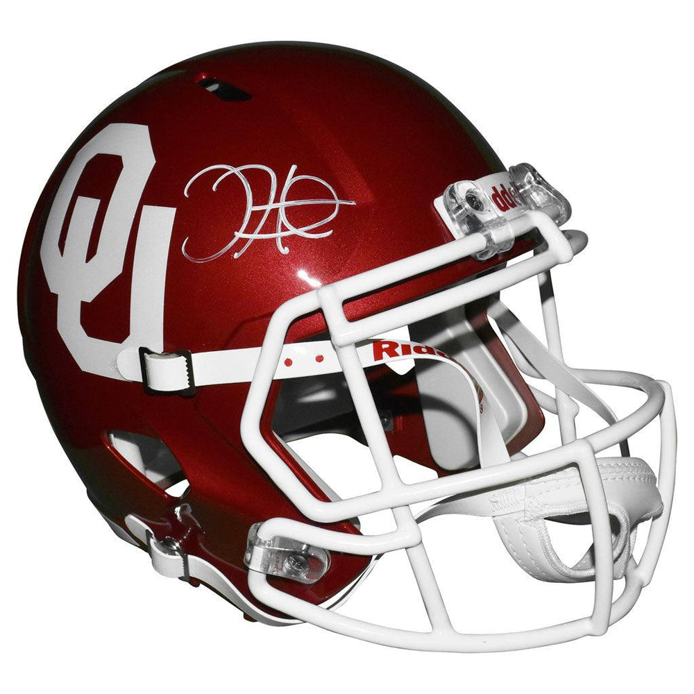 Jalen Hurts Signed Oklahoma Sooners Speed Full-Size Replica Football Helmet (JSA) - RSA