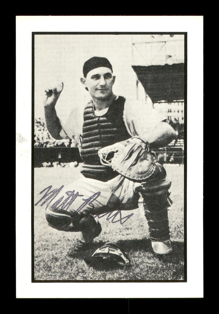 Matt Batts Autographed 1983 Bowman 1953 Bowman Reprint Card #22 Detroit Tigers SKU #171323 - RSA