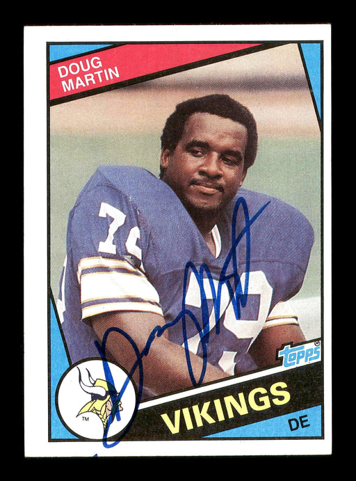Doug Martin Autographed 1984 Topps Card #294 Minnesota Vikings SKU #178388 - RSA