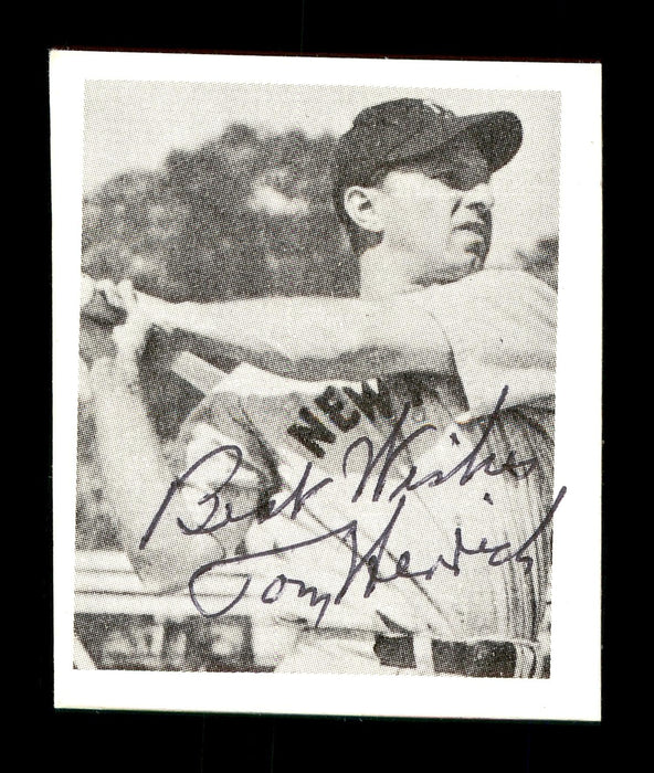 Tommy Henrich Autographed 1978 Bowman 1948 Bowman Reprint Rookie Card #19 New York Yankees "Best Wishes" SKU #171589 - RSA