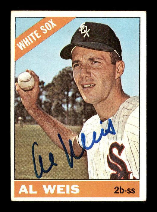 Al Weis Autographed 1966 Topps Card #66 Chicago White Sox SKU #178651 - RSA