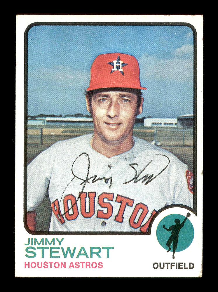 Jimmy Stewart Autographed 1973 Topps Card #351 Houston Astros SKU #178695 - RSA