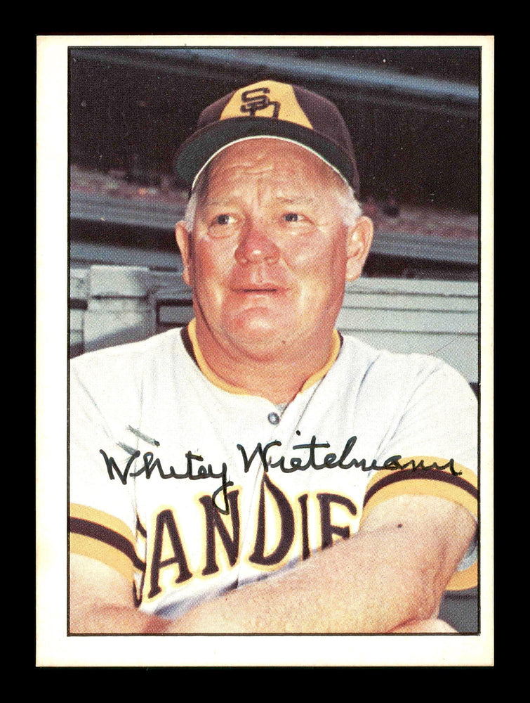 Whitey Wietelmann Autographed 1975 SSPC Card #598 San Diego Padres SKU #178706 - RSA