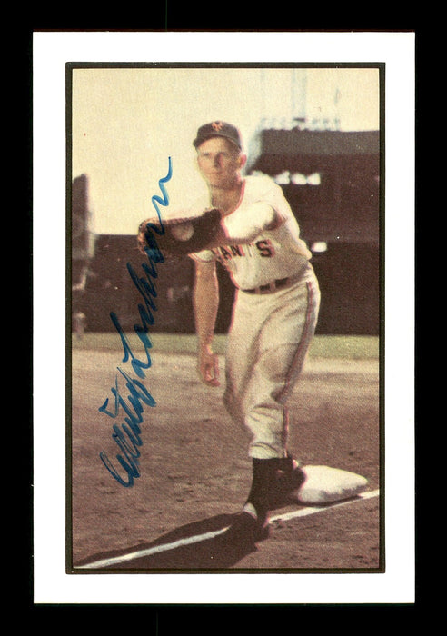 Whitey Lockman Autographed 1983 Bowman 1953 Bowman Reprint Card #128 New York Giants SKU #171725 - RSA