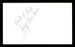 Joey Giardello Autographed 3x5 Index Card "Best of Luck" SKU #186897 - RSA