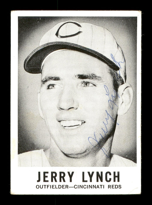 Jerry Lynch Autographed 1960 Leaf Card #45 Cincinnati Reds SKU #171742 - RSA