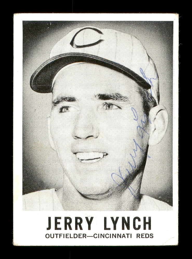 Jerry Lynch Autographed 1960 Leaf Card #45 Cincinnati Reds SKU #171742 - RSA