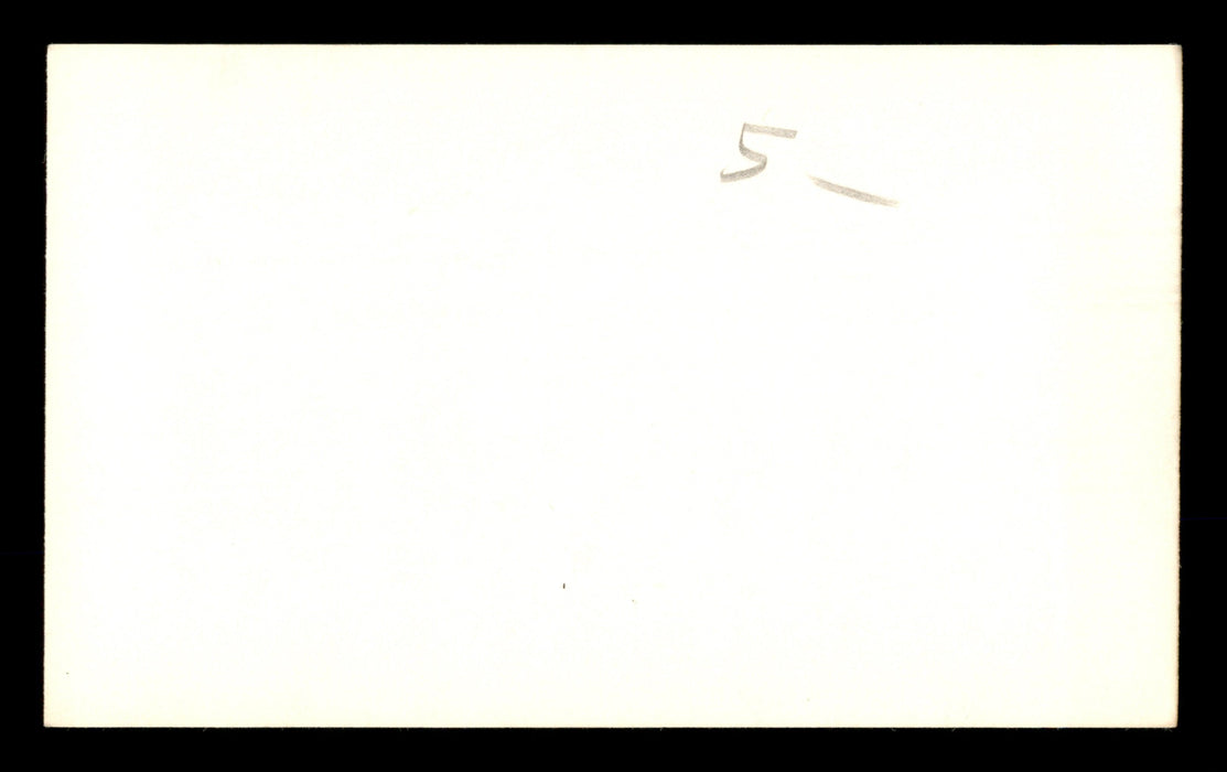 Alex Stewart Autographed 3x5 Index Card "Destroyer" SKU #186917 - RSA