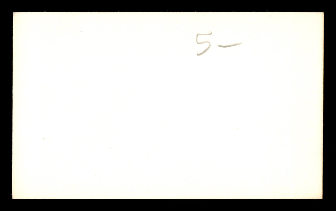 Aaron Davis Autographed 3x5 Index Card "Best Wishes" SKU #186918 - RSA