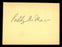 Paddy DeMarco Autographed 4x5 Card SKU #186920 - RSA