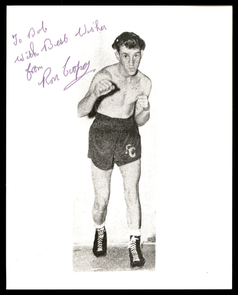 Ron Cooper Autographed 8x10 Photo "To Bob" SKU #186941