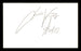 Chico Vejar Autographed 3x5 Index Card SKU #186942 - RSA