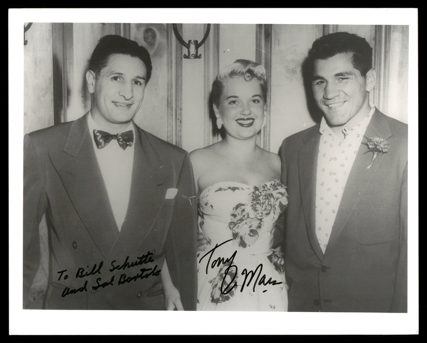 Sal Bartolo & Tony DeMarco Autographed 8x10 Photo "To Bill" SKU #186947