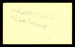 Carmen Basilio Autographed 3x5 Index Card "Best Wishes" SKU #186948 - RSA